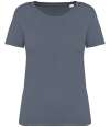 NS316 Native Spirit Ladies Faded T-Shirt Washed Mineral Grey colour image